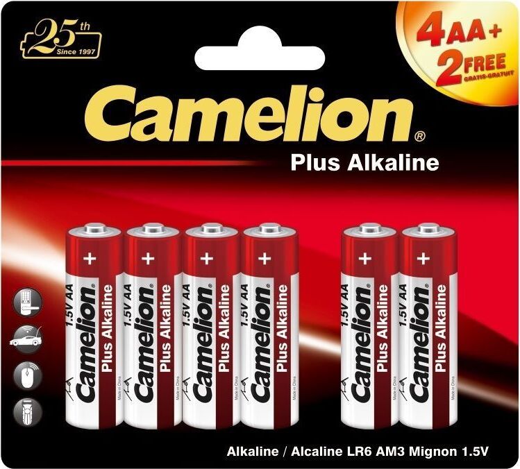 Элементы питания CAMELION (14113) 4+2LR6-BP