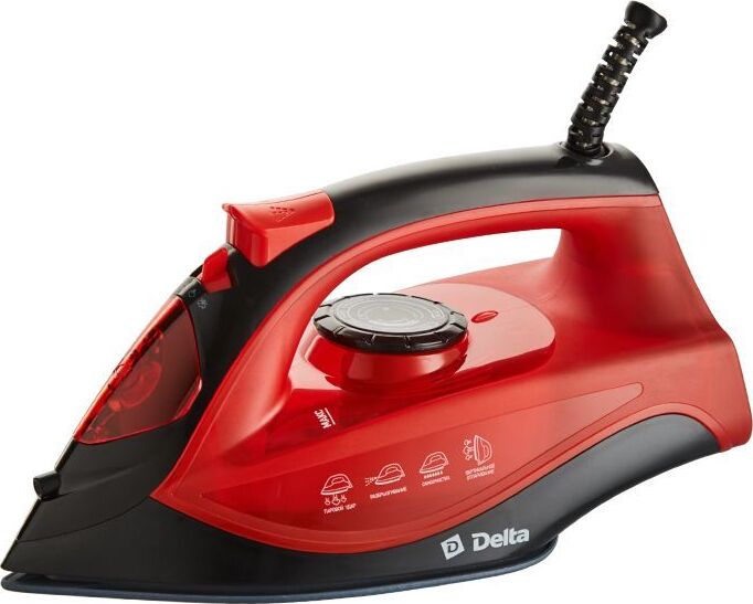 Утюг DELTA DL-756 black/red