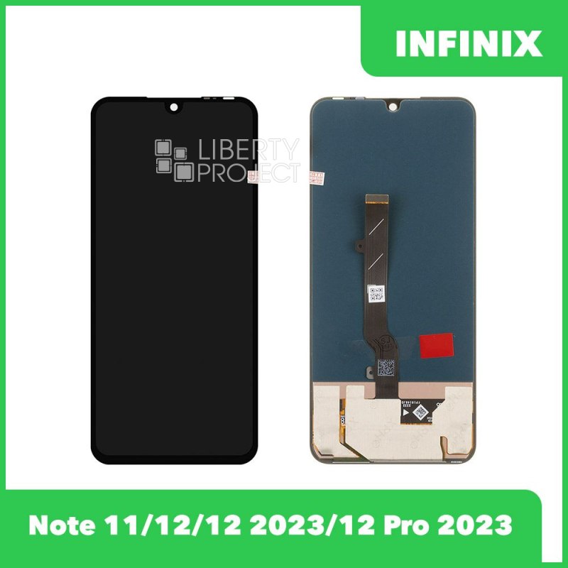 LCD дисплей для Infinix Note 11/12/12 2023/12 Pro 2023/ 30i с тачскрином OLED (черный) 100% OR