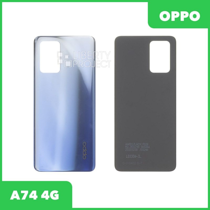 Задняя крышка для OPPO A74 4G (CPH2219) (синий)