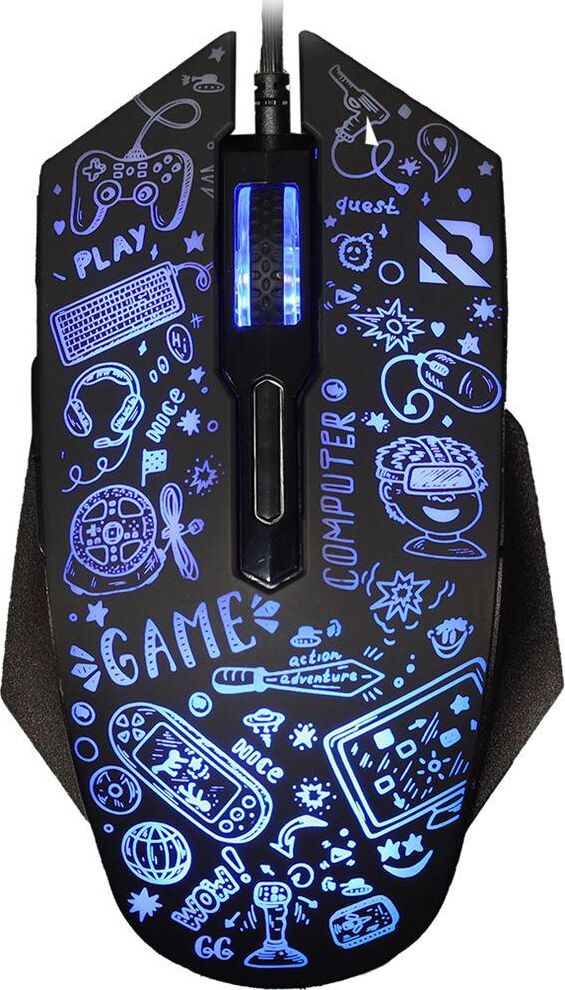 Мышь SMARTBUY (SBM-745G-K) RUSH X15 серный