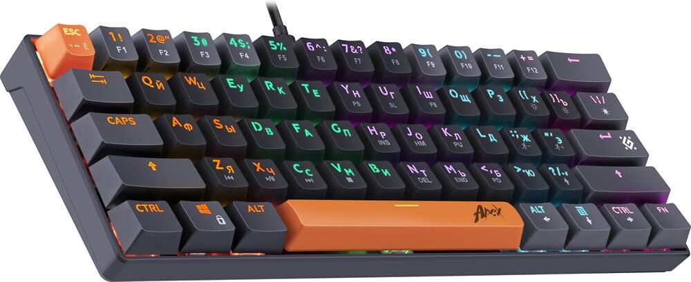 Клавиатура DEFENDER (45003) Apex GK-002 RU черный