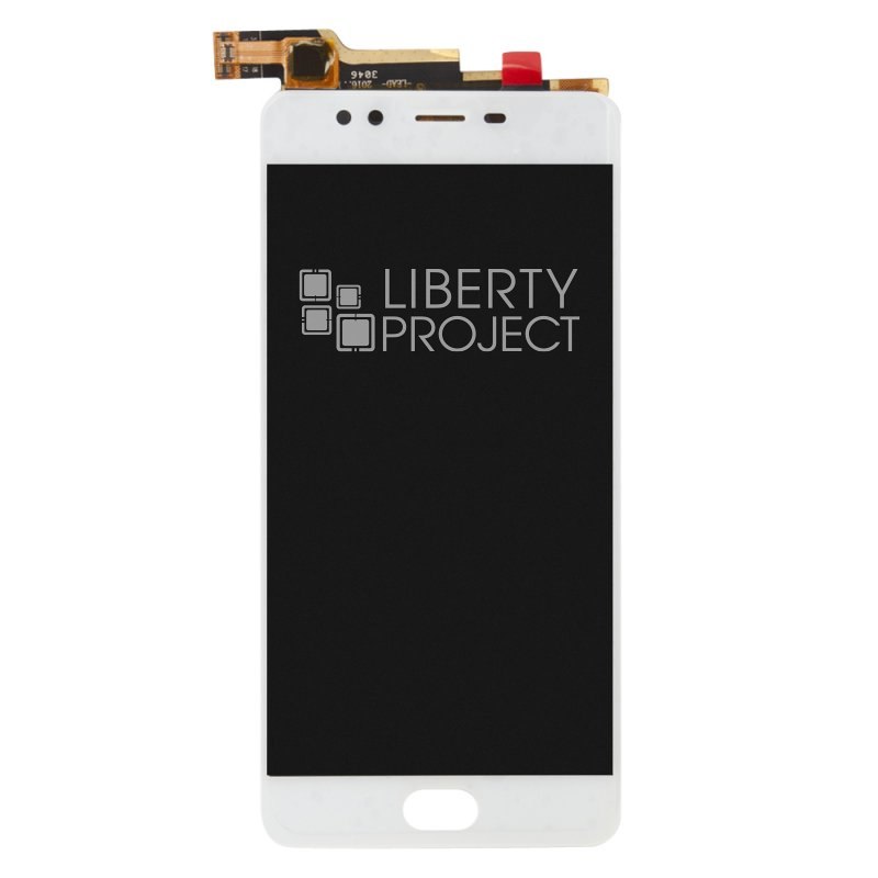 LCD дисплей для ZTE Nubia M2 Lite в сборе с тачскрином (белый)