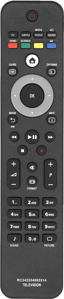 Пульт Huayu RC242254902314 для телевизора Philips