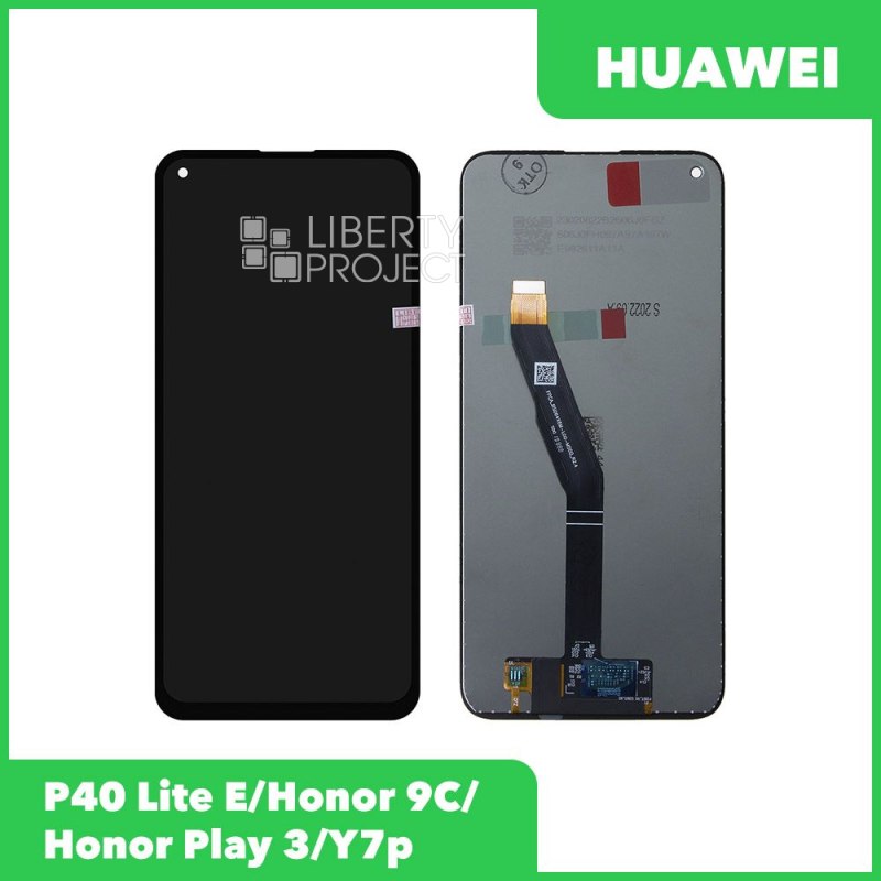 LCD дисплей для Huawei P40 Lite E/Honor 9C/Honor Play 3/Y7p с тачскрином (черный) OR LCD