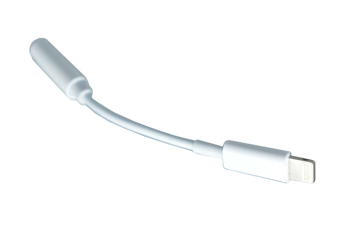 Переходник для AUX для iPhone 7/8/7 Plus/8 Plus White
