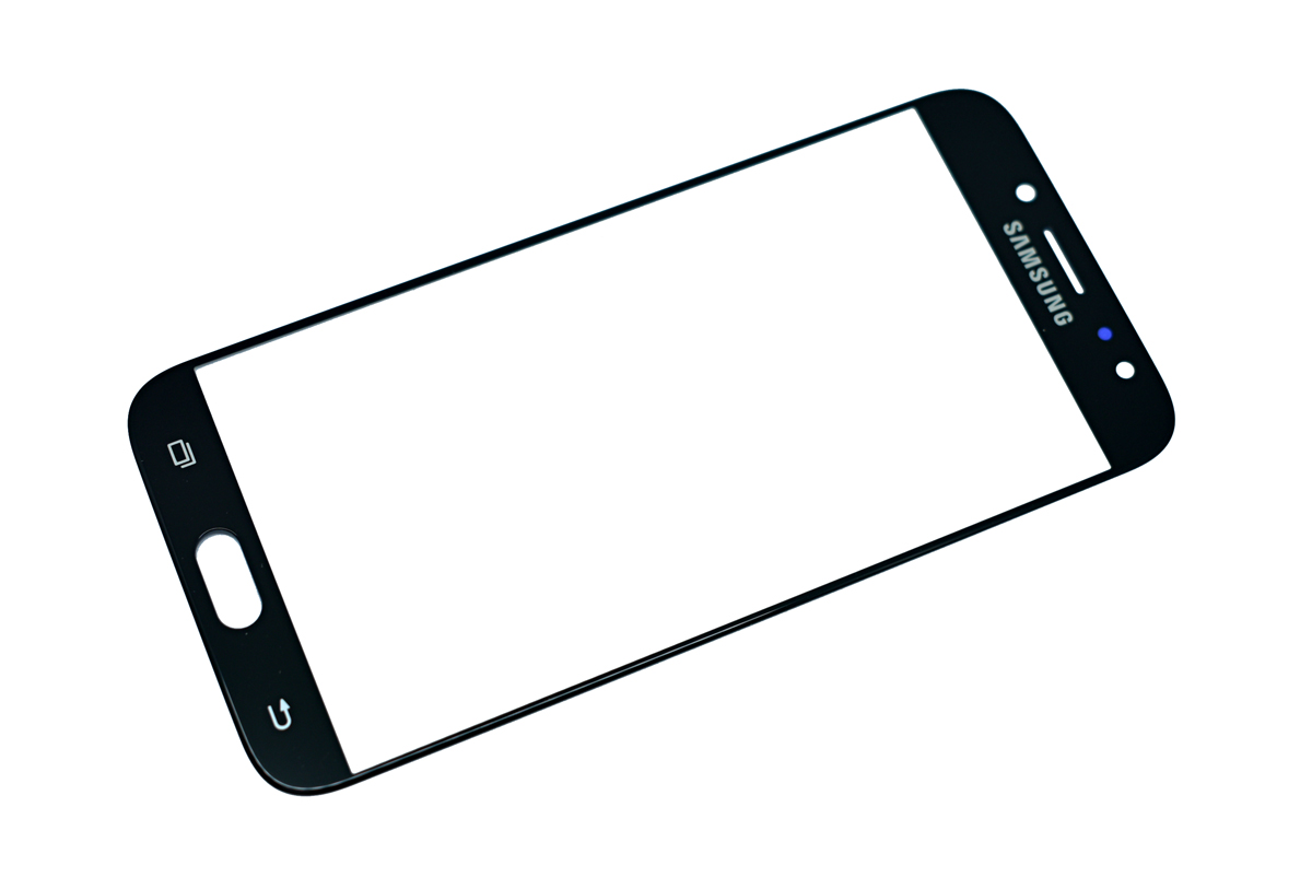 Стекло для переклейки Samsung Galaxy J7 (2017) SM-J730 с OCA пленкой черный
