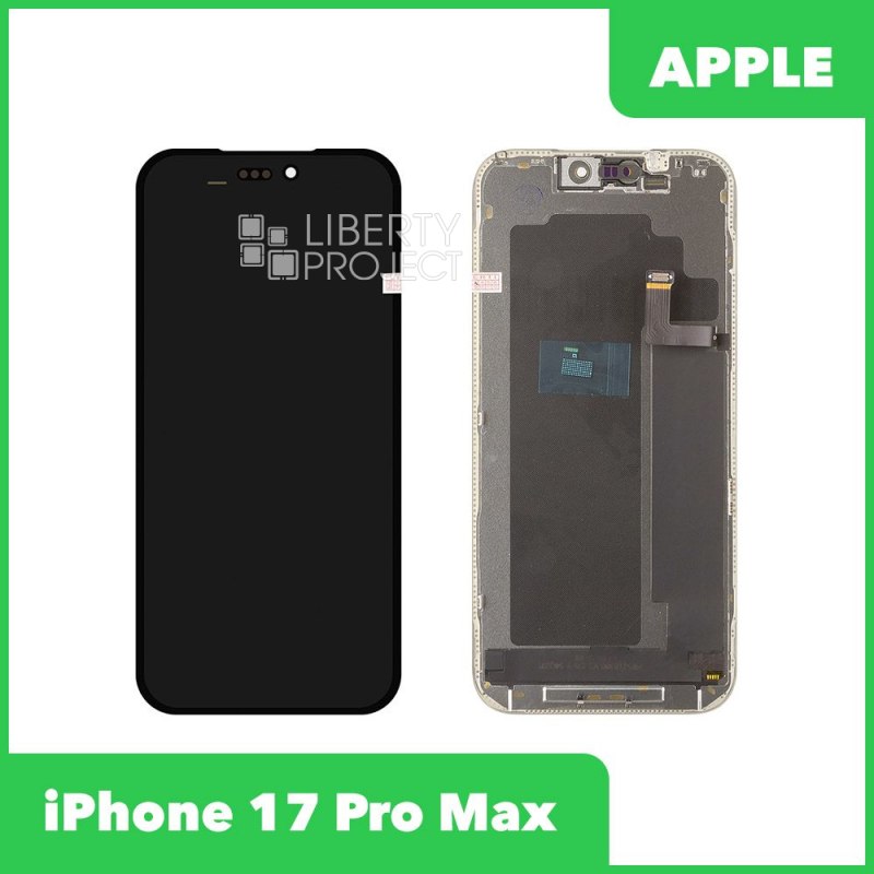 LCD дисплей для Apple iPhone 17 Pro Max (черный) матрица ZY SOFT OLED