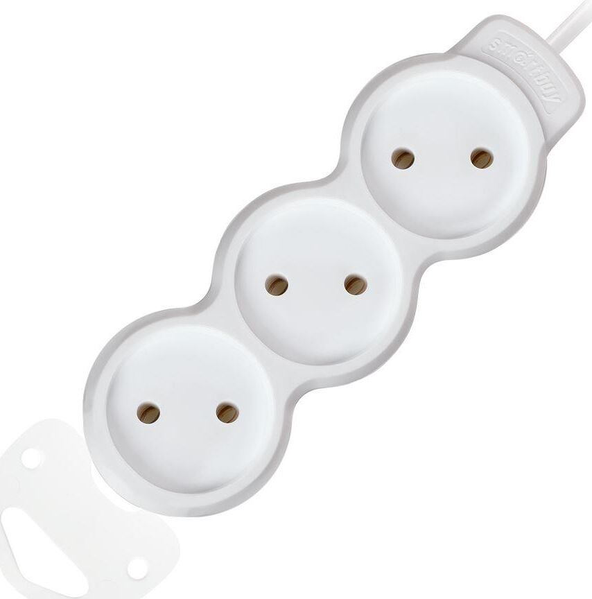Удлинитель SMARTBUY (SBE-10-3-1.5m-N) 3 гн х 1,5 м белый