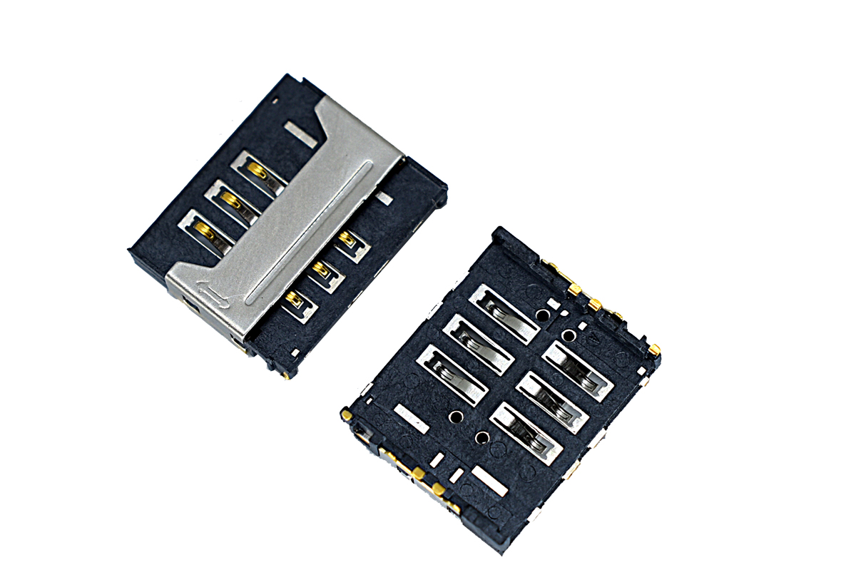 Коннектор SIM-карты (сим), mmc коннектор (S157)