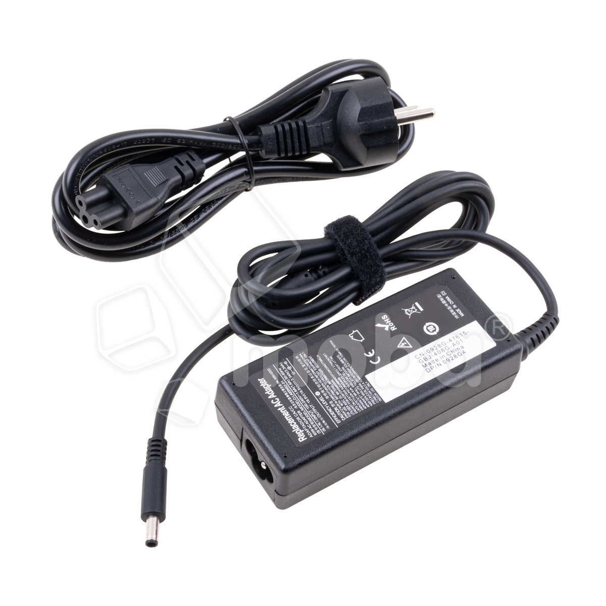 Блок питания (сетевой адаптер) для ноутбука Dell 19,5V, 3,34A, 65W (4,5x3,0 с иглой)