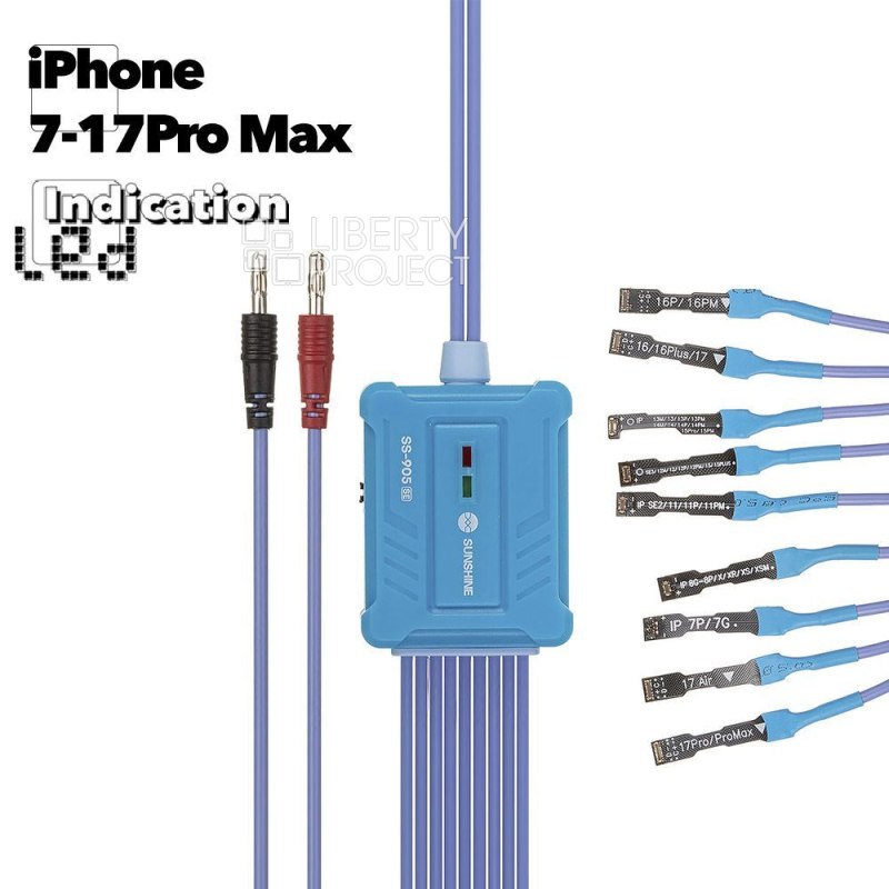 Провода источника питания для проверки iPhone SS-905SE (iPh 7-17 Pro Max)