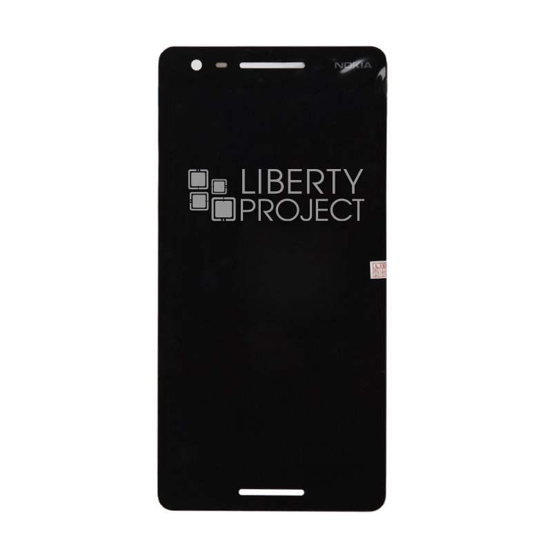 LCD дисплей для Nokia 2.1 (TA-1080) в сборе с тачскрином (черный)