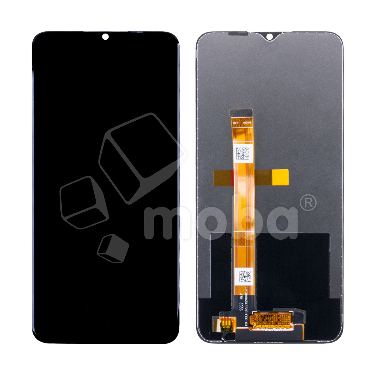 Дисплей для Realme C11/C15/Narzo 30A (RMX2185/RMX2180/RMX3171) в сборе с тачскрином Черный - OR (HD+, 300 Кд/м2, 60 Гц)