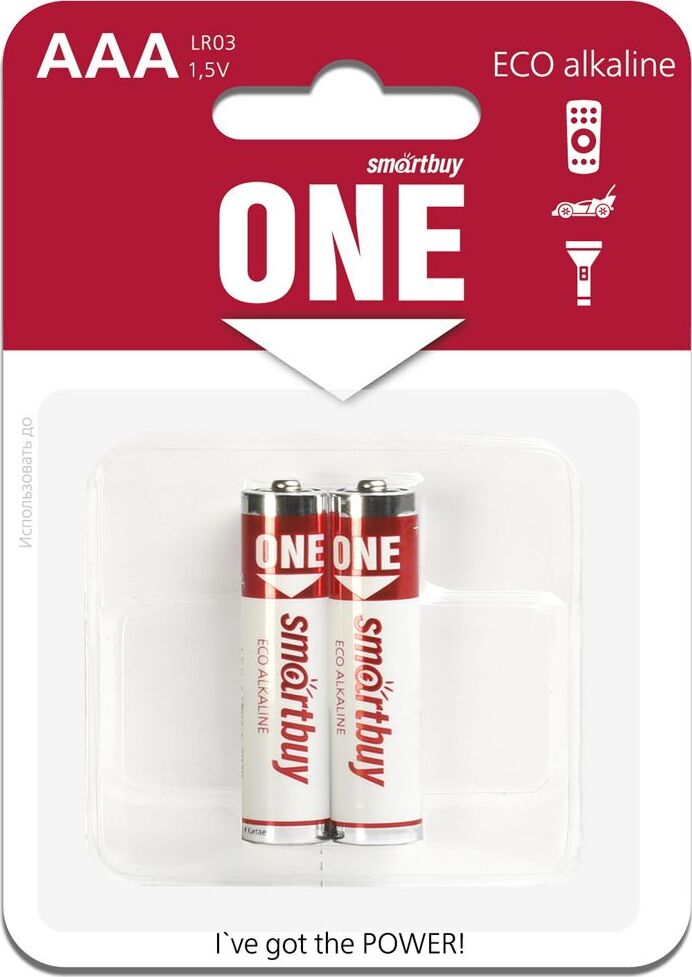 Батарейка SMARTBUY (SOBA-3A02B-Eco) ONE LR03/2B