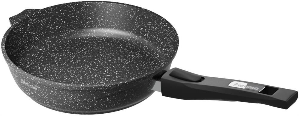 Сковорода МЕЧТА 024802И Гранит black Induction Pro 24см съемная ручка