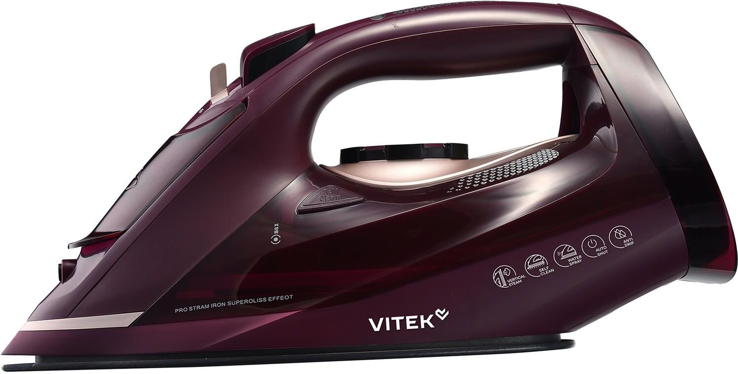Утюг VITEK VT-IRN1204 бордовый