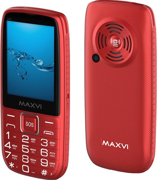 Телефон мобильный MAXVI B32 Red