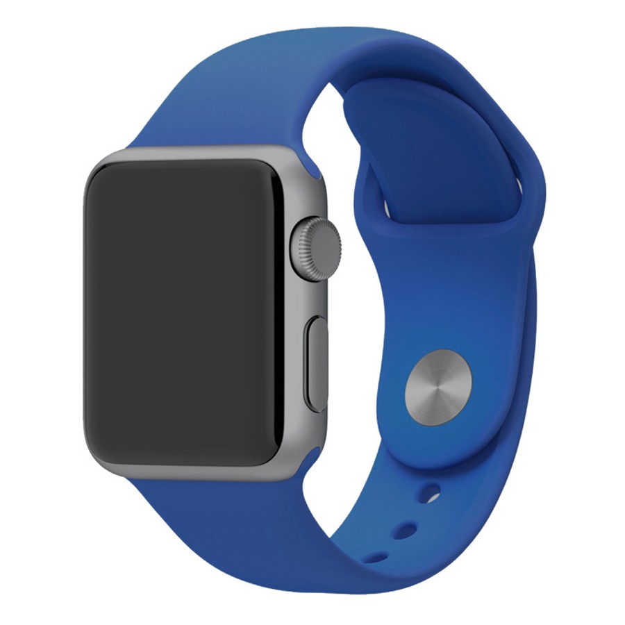 Силиконовый ремешок для Apple Watch 38/40/41mm синий