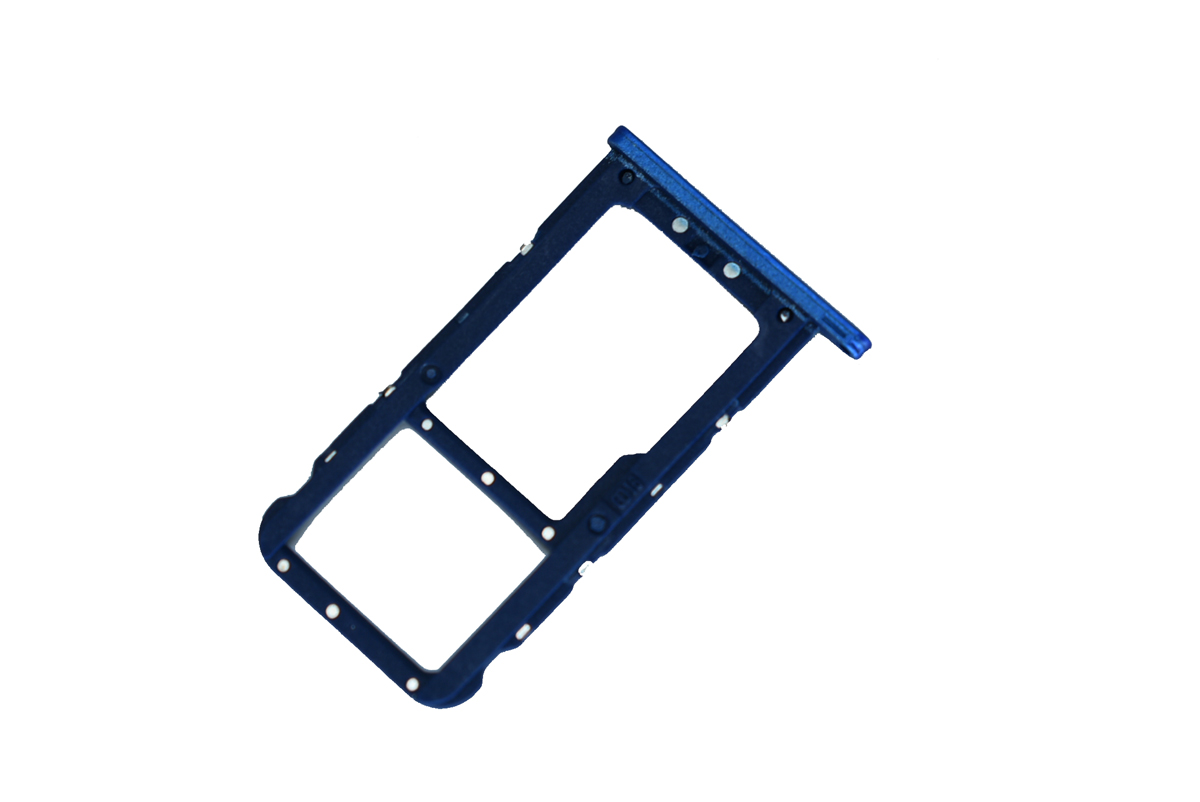 SIM лоток (Держатель сим карты) для Huawei P20 Lite голубой