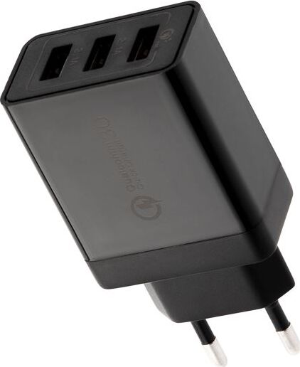 REXANT (18-2215) Сетевое зарядное устройство-переходник REXANT 3xUSB адаптер, 30W черное