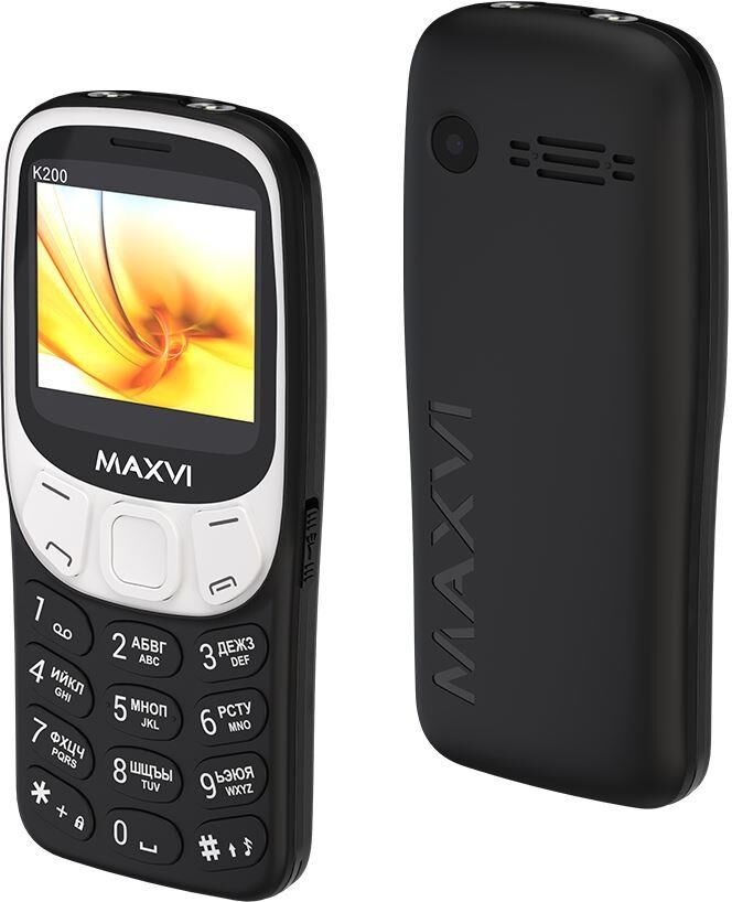 МОБИЛЬНЫЕ ТЕЛЕФОНЫ СТАНДАРТ GSM MAXVI K200 black