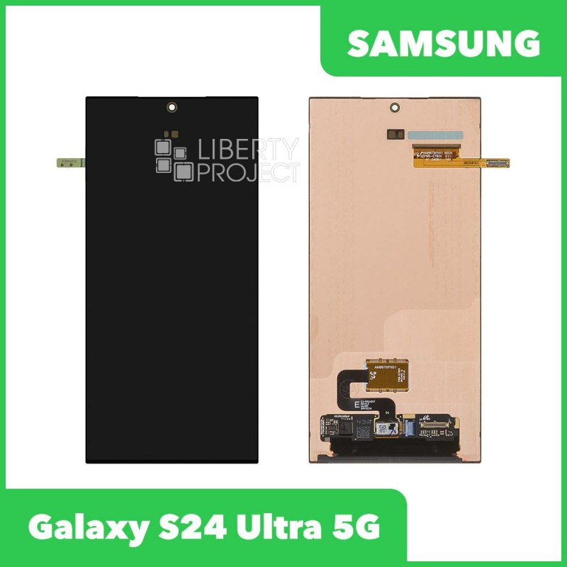 LCD дисплей для Samsung Galaxy S24 Ultra 5G SM-S928 без рамки (черный) 100% OR SP