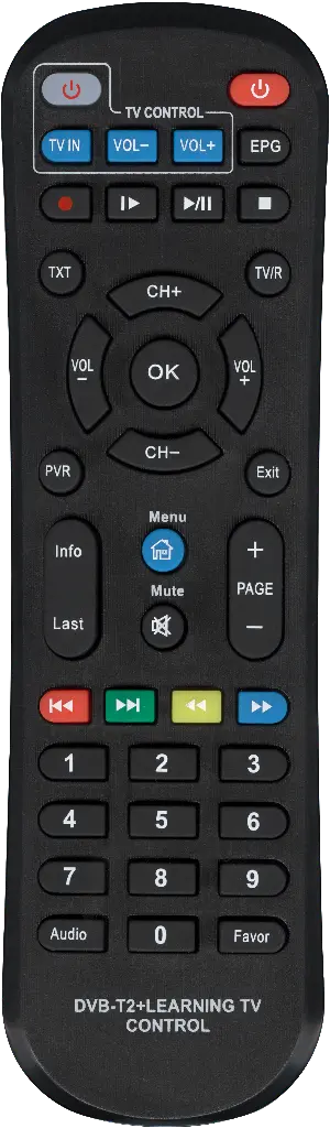 Пульт Huayu T62A learning tv control для DVB-T2 ресивера