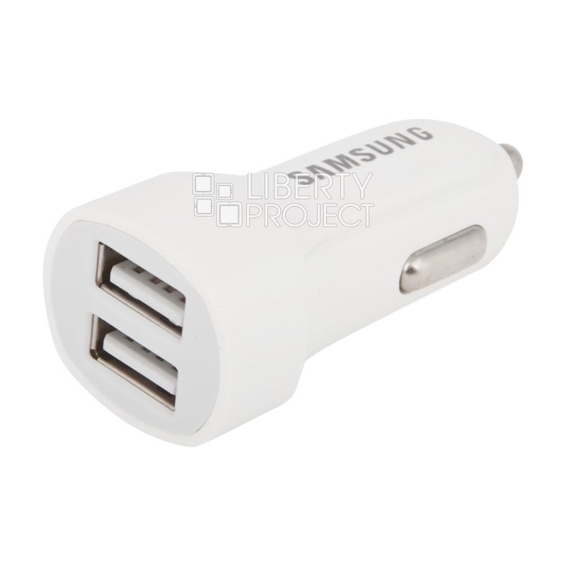 АЗУ "Samsung Fast Charger" 2 USB выхода 2.1A (белое)