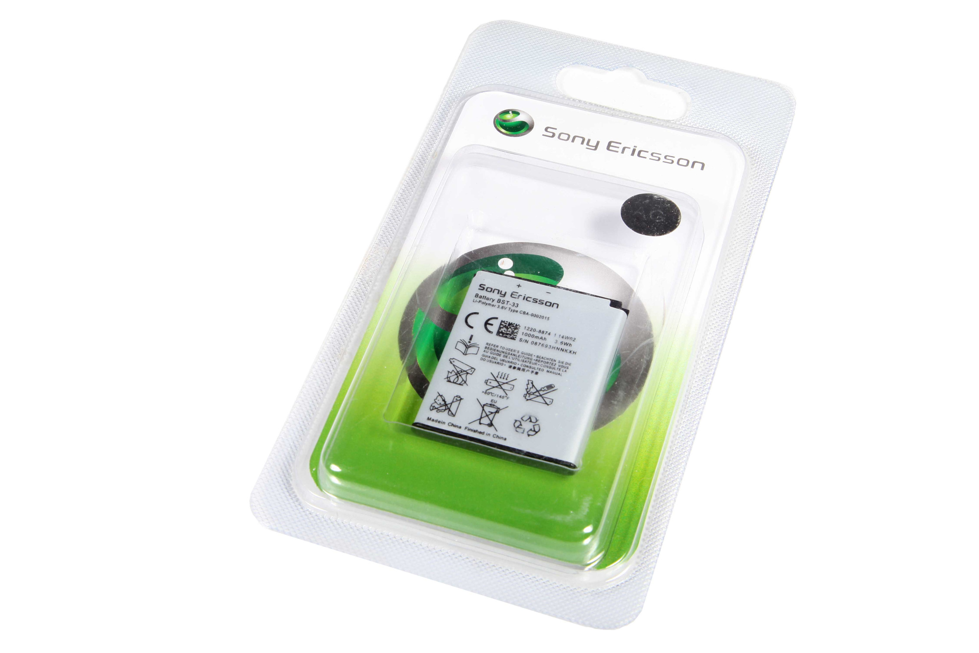 Аккумулятор для Sony Ericsson BST-33 K530i/K550i/K630i/K790i/K800i/K810i/M600i/P1i/P990i/V800/W300i/ батарея