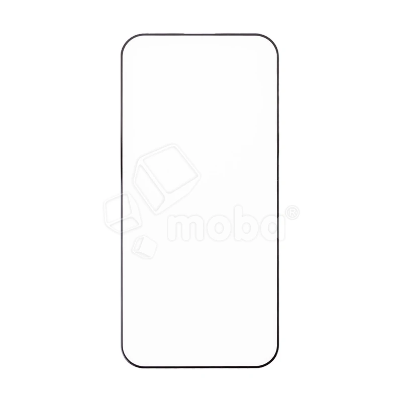 Защитное стекло "Матовое" для iPhone 16 Plus Черный (Закалённое, полное покрытие)