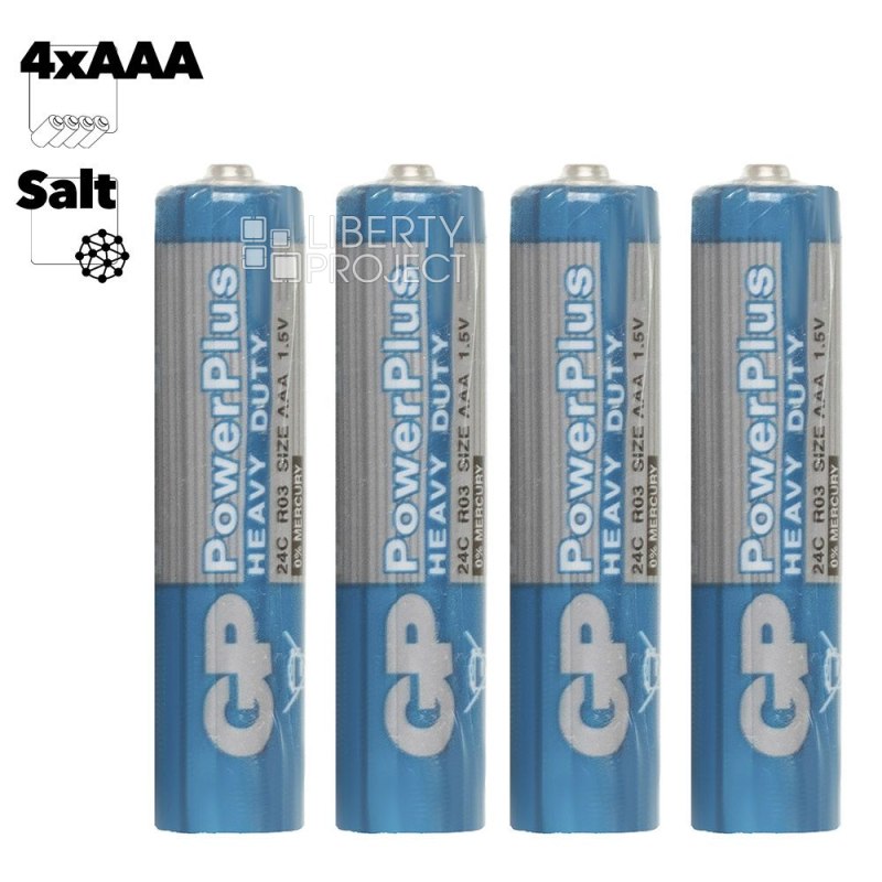 Батарейка GP R03 Powerplus Heavy Duty 24CEBRA-2S4 SR4