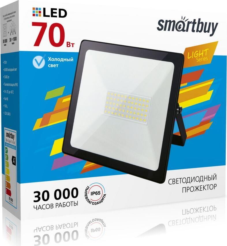 Прожектор SMARTBUY (SBL-FLLIGHT-70-65) FL SMD LIGHT-70W/6500K/IP65