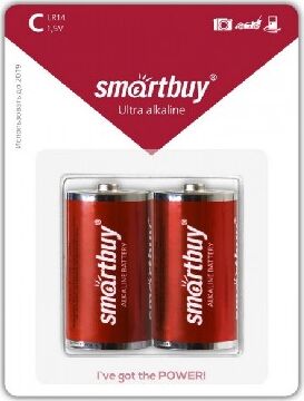 Элементы питания SMARTBUY (SBBA-C02B) LR14-2BL