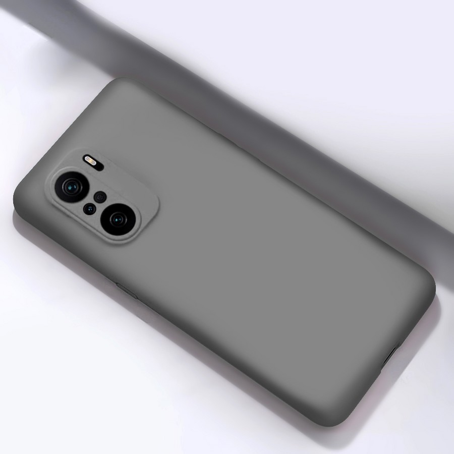 Силиконовая накладка тонкая для Xiaomi Redmi Note 10 серый