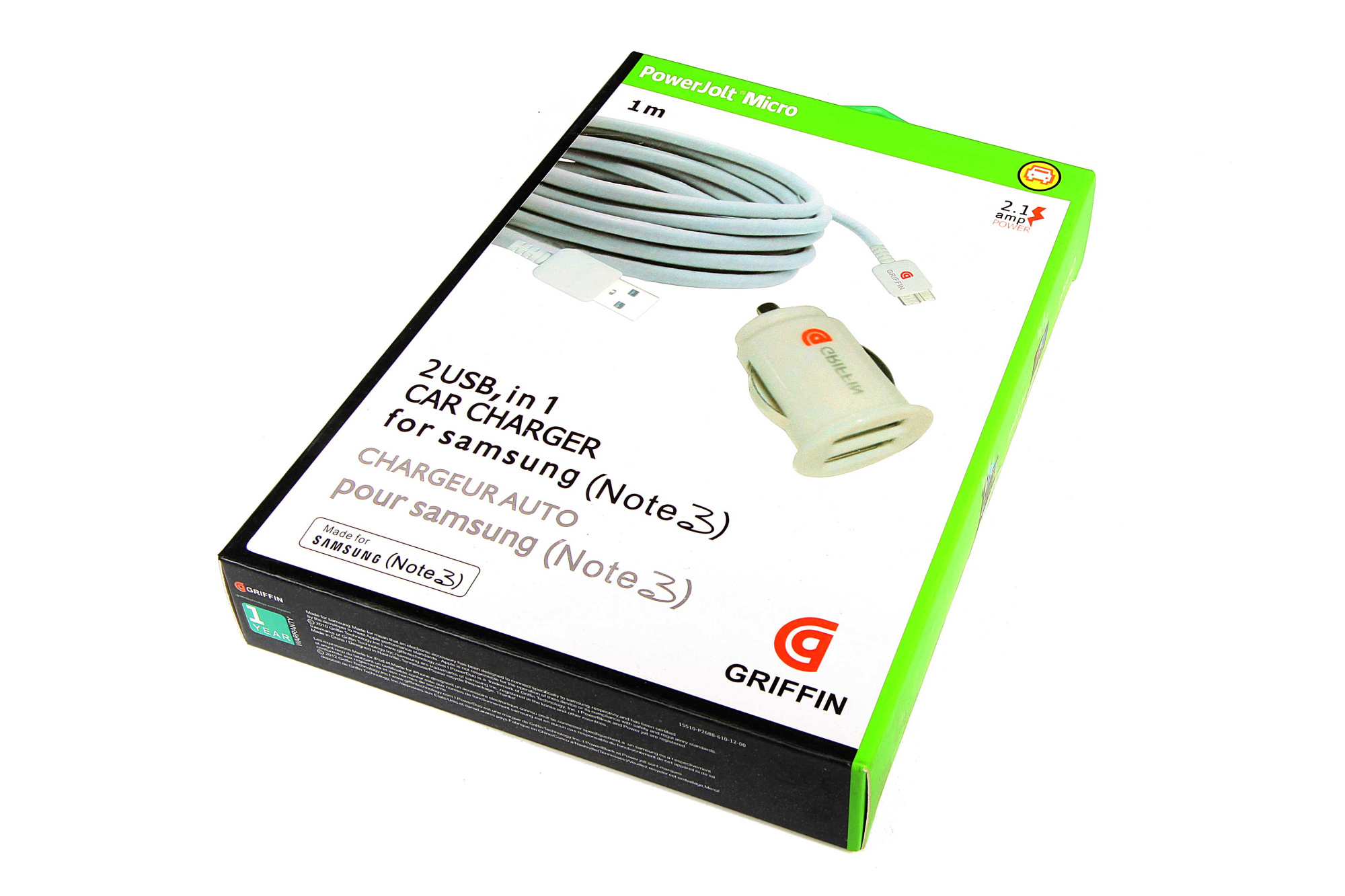 USB Провод Samsung Note 3/N9000 USB+AZU 2in1 GRIFFIN