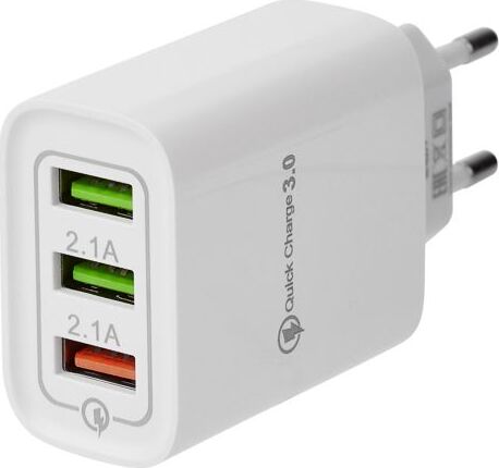 Сетевое зарядное устройство REXANT (16-0277) для/ REXANT 3 x USB белое