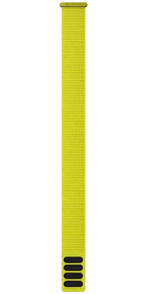 Оригинальный нейлоновый ремешок Garmin UltraFit 22мм Amp Yellow (желтый) (010-13306-15)