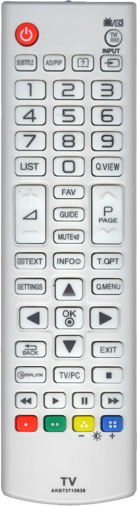 Пульт Huayu AKB73715639 для телевизора LG