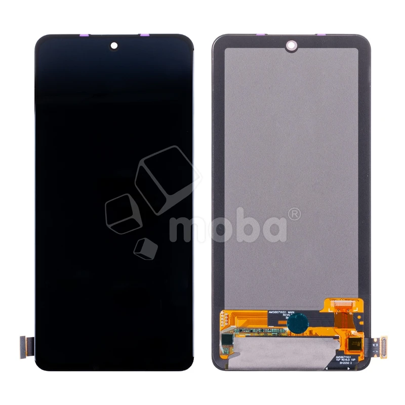 Дисплей для Xiaomi Redmi Note 11 Pro 4G/5G/11E Pro/10 Pro 4G/Poco X4 Pro 5G (2201116TG/2201116SG/2201116PG/M2101K6G) в сборе с тачскрином Черный - (OLED)