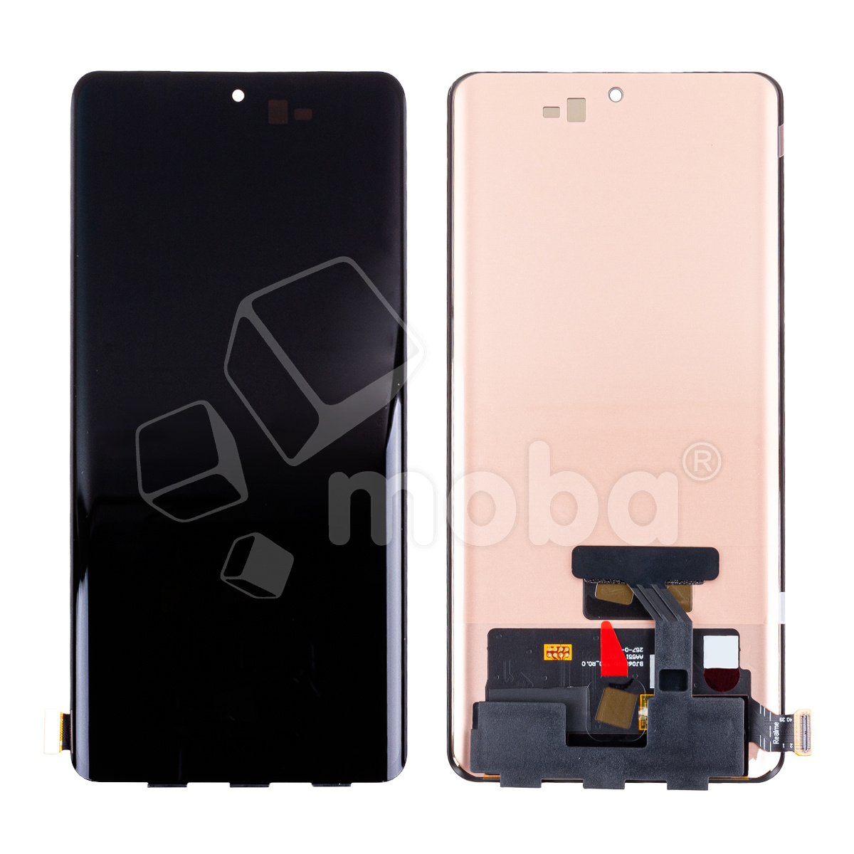 Дисплей для Realme GT 6T (RMX3853) в сборе с тачскрином Черный - OR