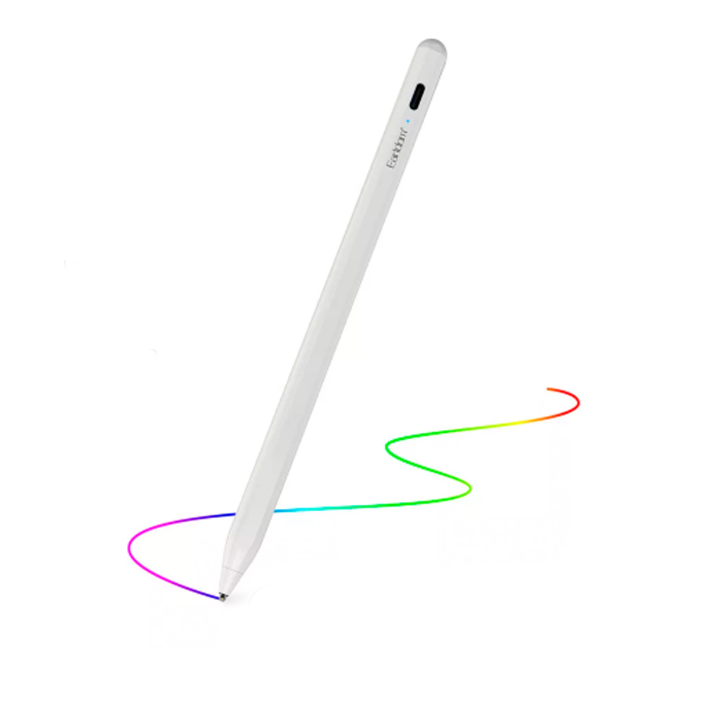 Стилус Earldom, ET-P3, пластик, для рисования, bluetooth, цвет: белый