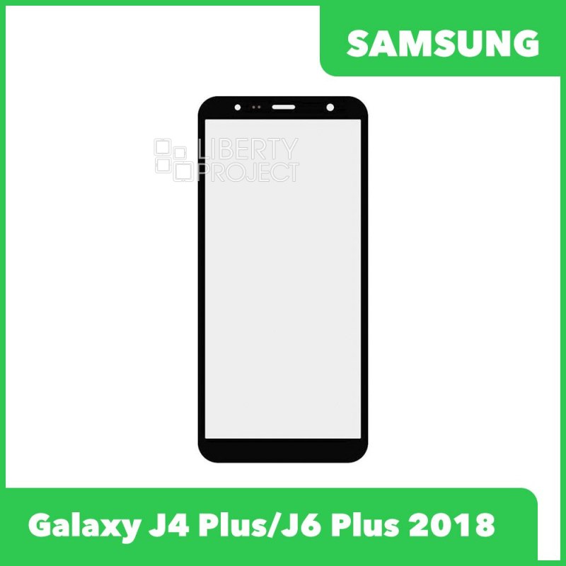 G+OCA PRO стекло для переклейки Samsung J415/J610F Galaxy J4 Plus/J6 Plus (2018) (черный)