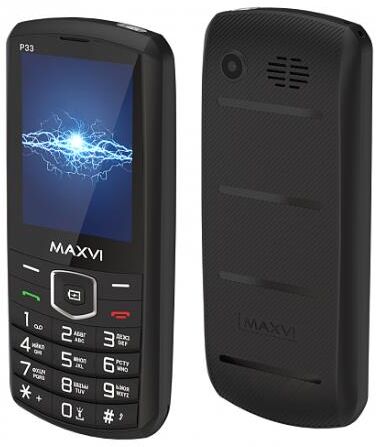 Телефон мобильный MAXVI P33 Black