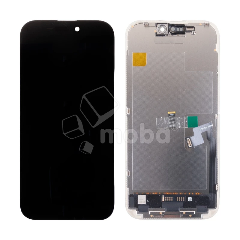 Дисплей для iPhone 16 Pro (A3293) в сборе с тачскрином Черный - DD (Hard OLED, HD+) (площадка под IC)