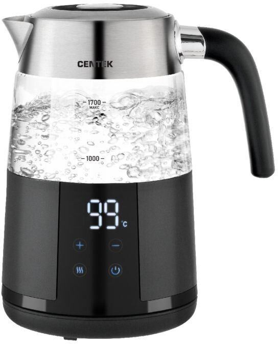Чайник электрический CENTEK CT-0029 (1,7л, стекло/пластик)