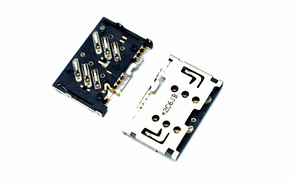 Коннектор SIM-карты (сим), mmc коннектор (S118)