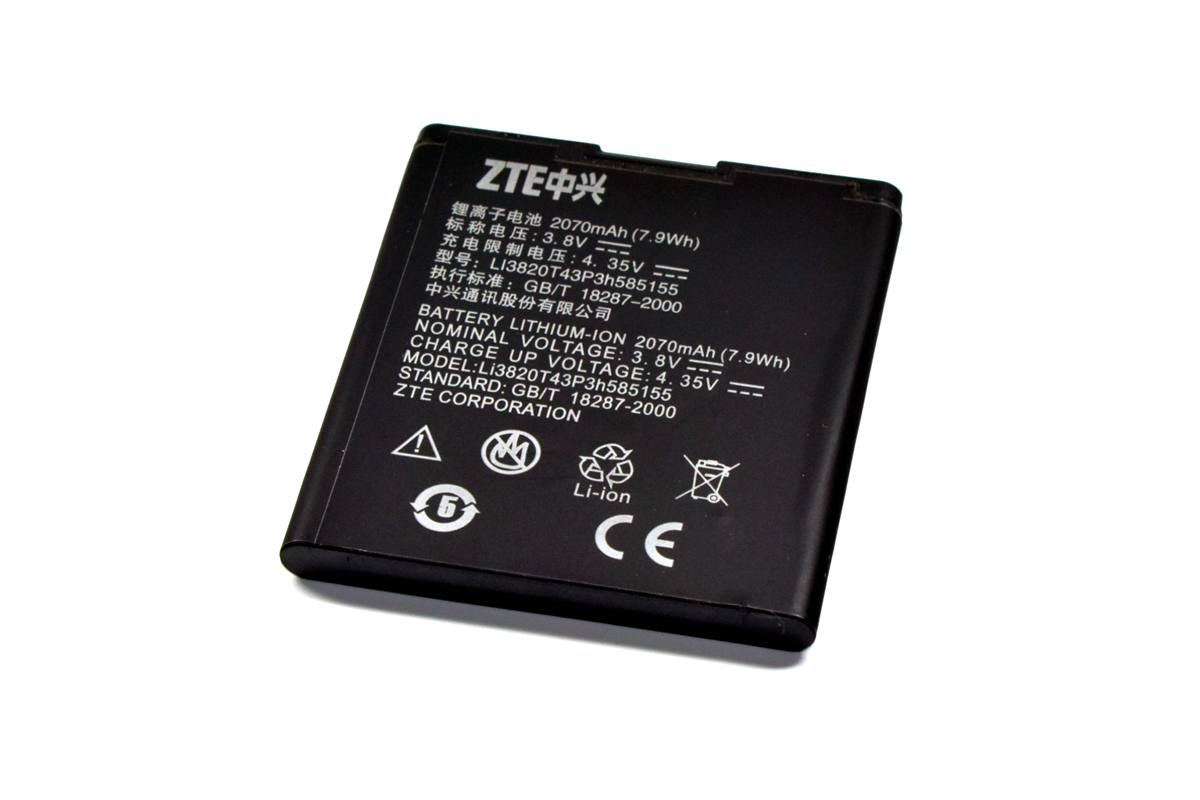Аккумулятор для ZTE Li3820T43P3H585155/Z998/Z930 2070 мАч батарея