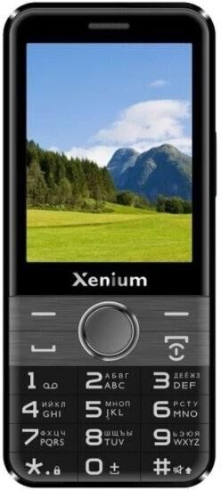 Телефон мобильный XENIUM X800 Black