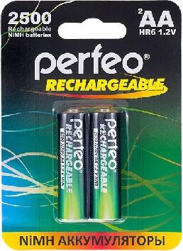 Аккумулятор PERFEO (PF-4157) AA2500MAH-2BL